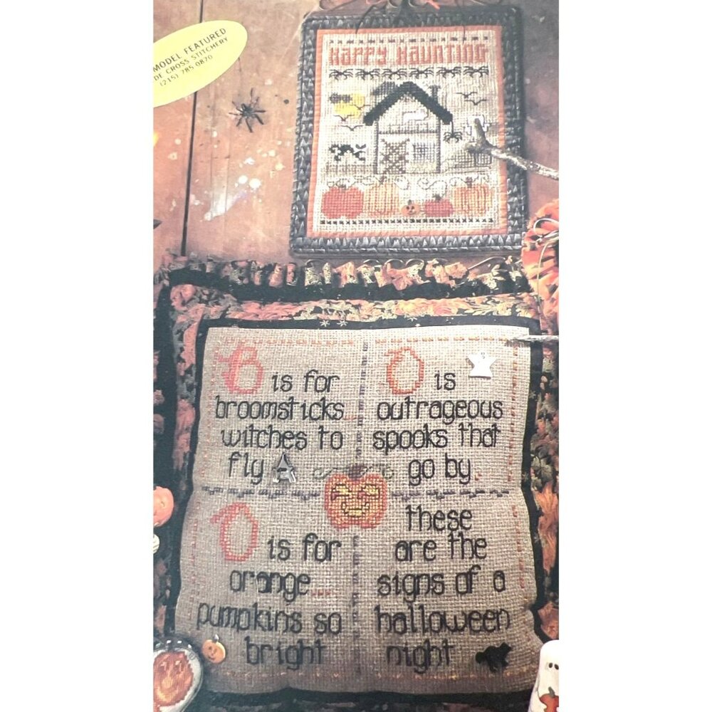 Halloween Cross Stitch Pattern Pillow Kit By Shepherds Bush Printworks
